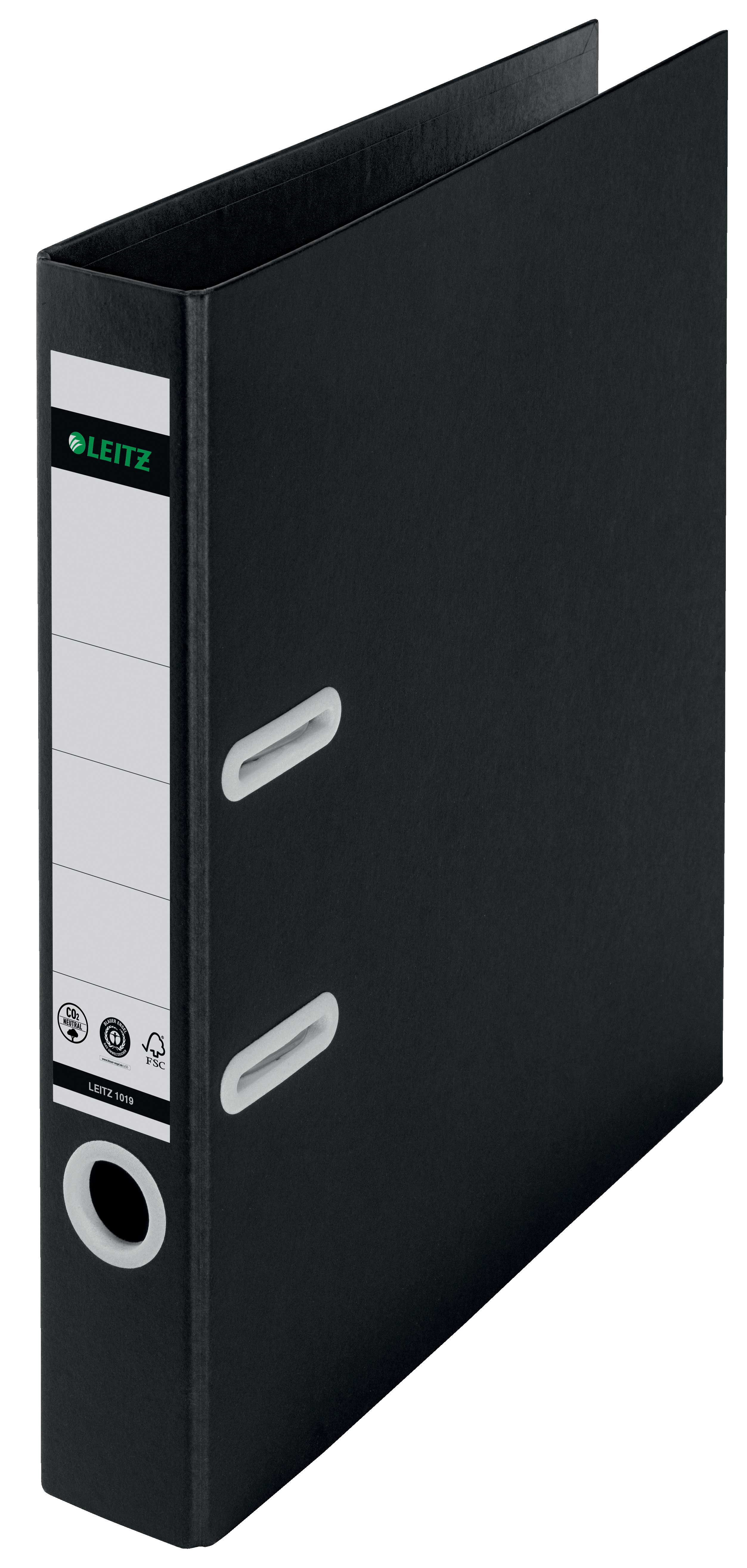 BIBLIORAFT PLASTIFIAT 5CM 180GRADE NEGRU RECYCLE FSC LEITZ BIBLIORAFT PLASTIFIAT 5CM 180GRADE NEGRU RECYCLE FSC LEITZ